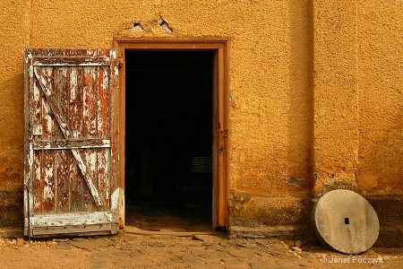 Facade of Old Building Woolmers Estate Tasmania