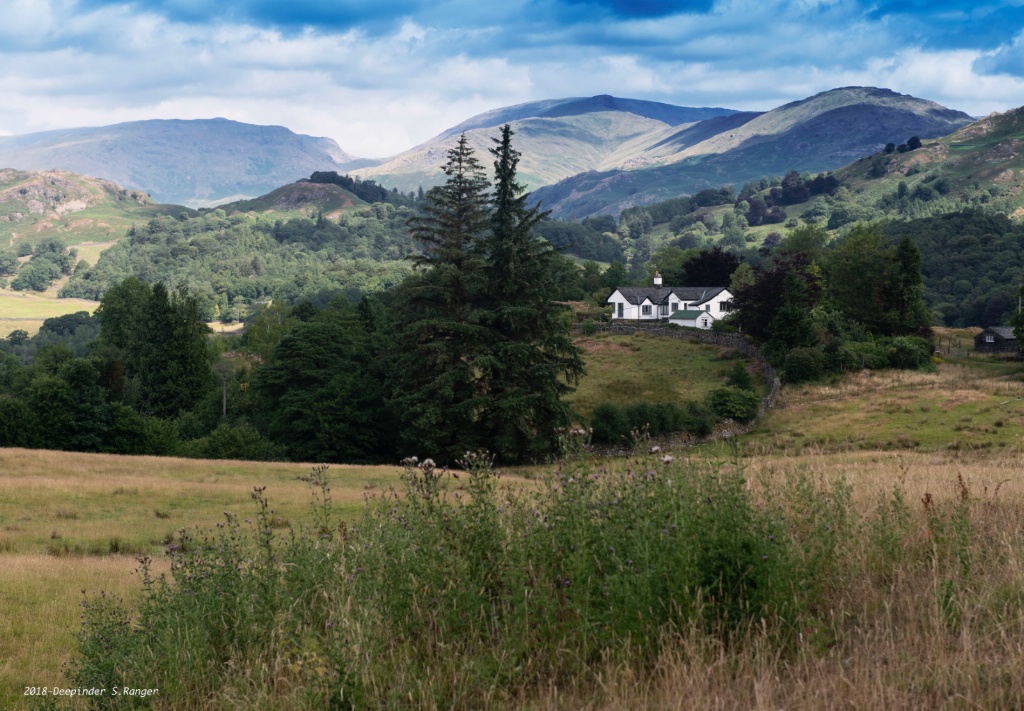 A house in the valley.