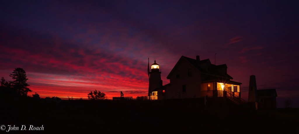 Pemiquid Lightouse at Sunrise