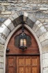 Brown Church Door