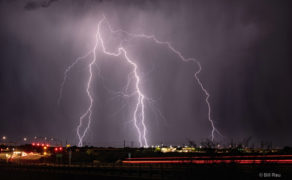 East Tucson lightning