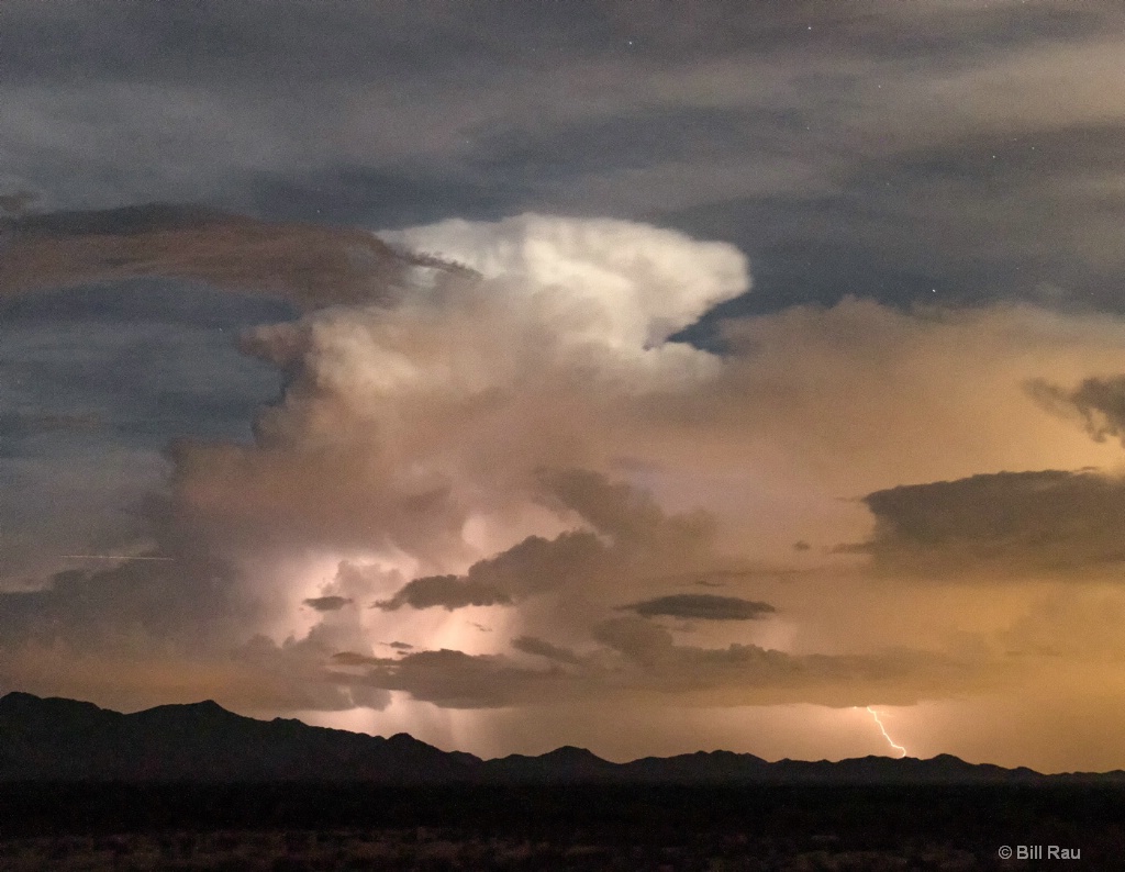 high cloud and lightning