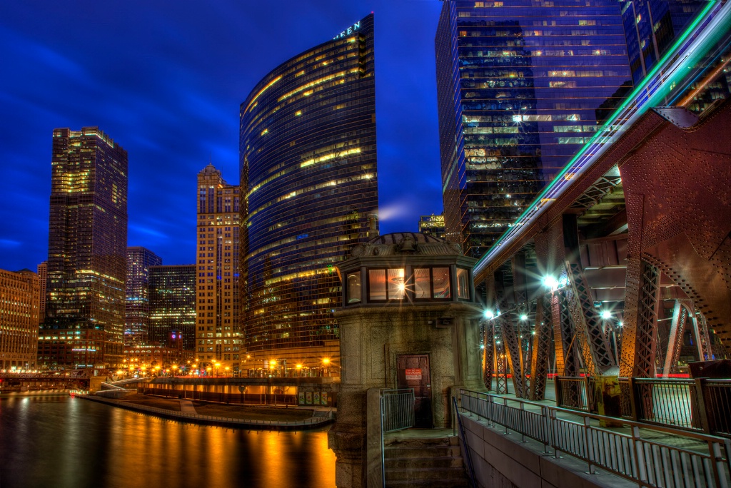 Lake Street Bridge Blue Hour