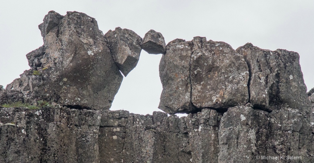 Balanced Rock at Thingvellir