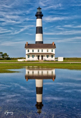 Bodie Island Lighthouse Reflection