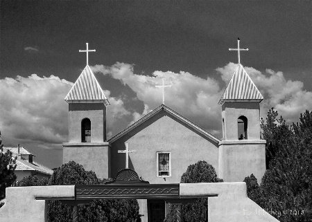 Churches on the high road to Taos