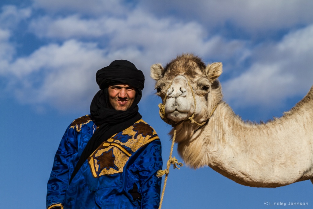 Posing on the Sahara