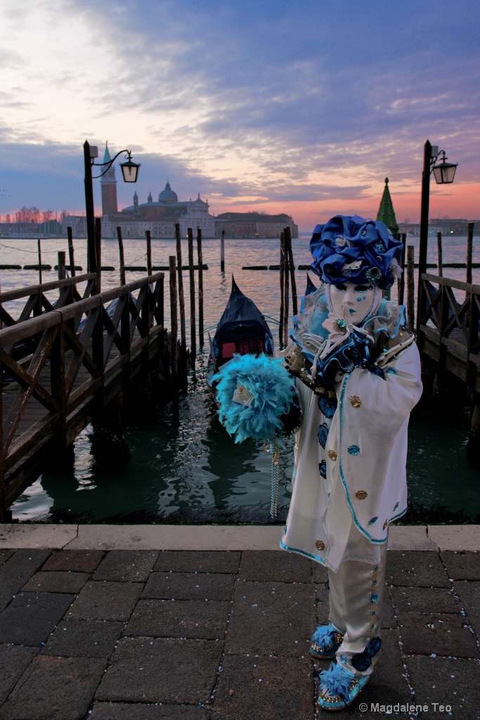 Venice Carnival: Portraits Series -  Sunrise  - ID: 15617173 © Magdalene Teo
