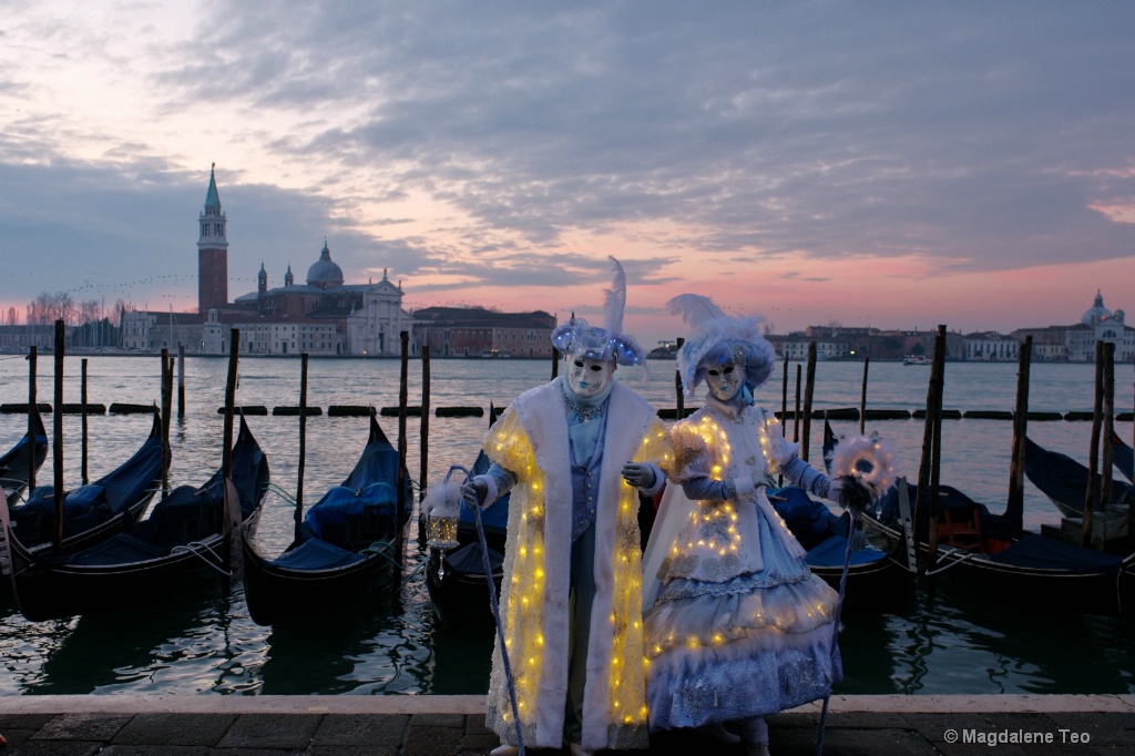 Venice Carnival: Portraits Series - CoupleSunrise  - ID: 15617175 © Magdalene Teo
