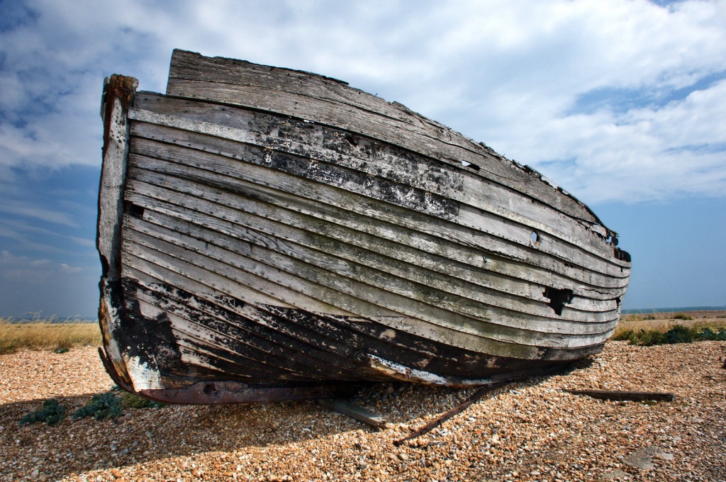 Wrecked Boat at Dungeness