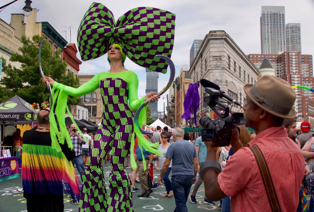 At the LGBT Pride Festival