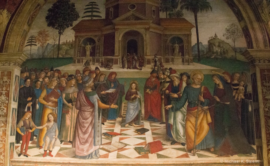 Pinturicchio Fresco in Baglioni Chapel - ID: 15621143 © Michael K. Salemi