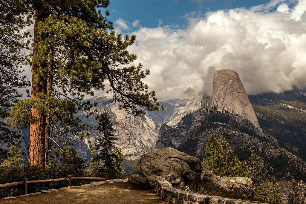 Clouded Half Dome
