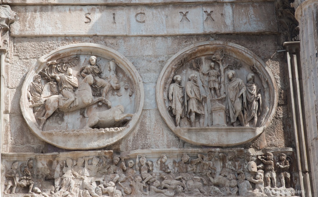 Arch of Constantine Detail - ID: 15621862 © Michael K. Salemi