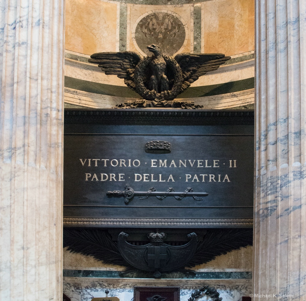 Pantheon Tomb of Victor Emmanuel - ID: 15621882 © Michael K. Salemi
