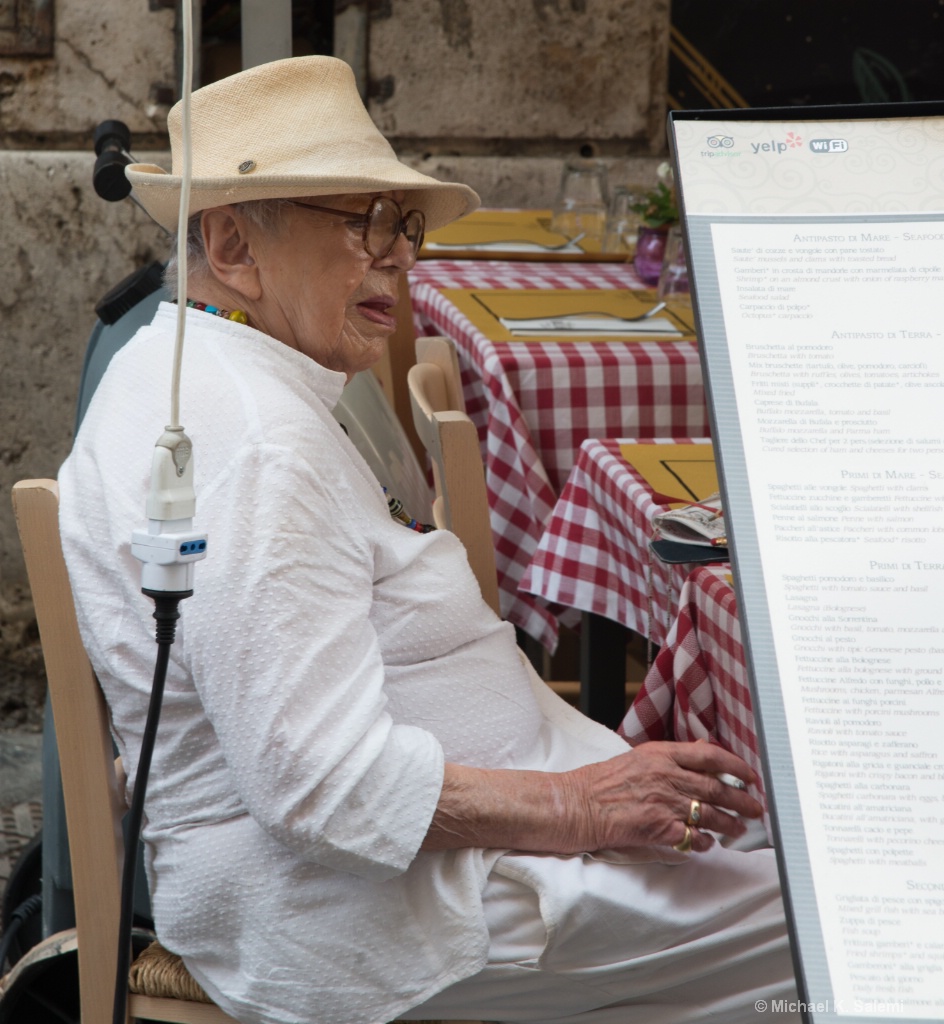 Roman At Lunch - ID: 15621906 © Michael K. Salemi