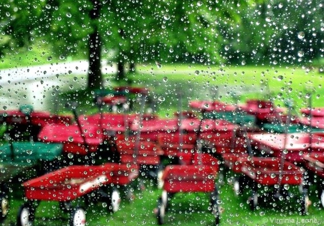 Wagons in the Rain