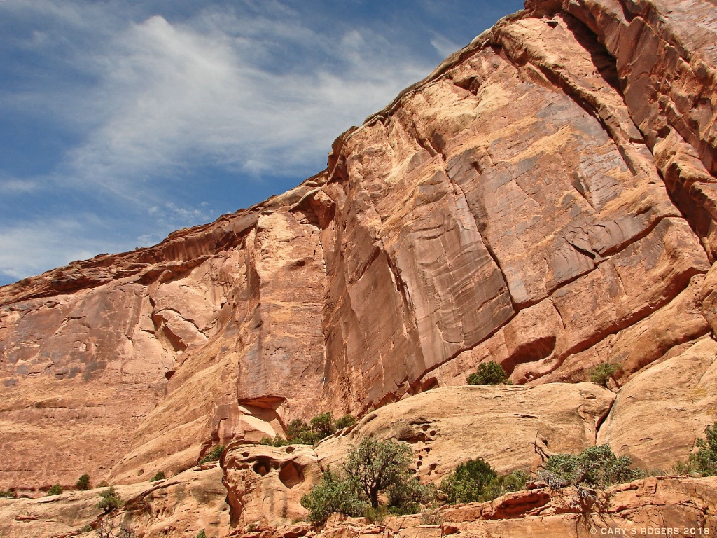 Diagonal Rock Face