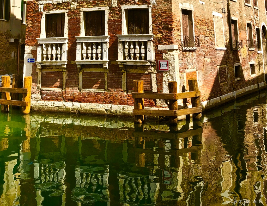 Rustic Reflections In Venice - ID: 15623926 © Cynthia M. Wiles
