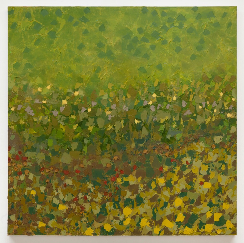 Landscape with Yellow 36x36 - ID: 15624153 © June  R. Blanco 