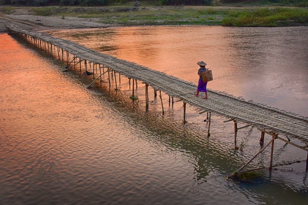 Wooden bridge