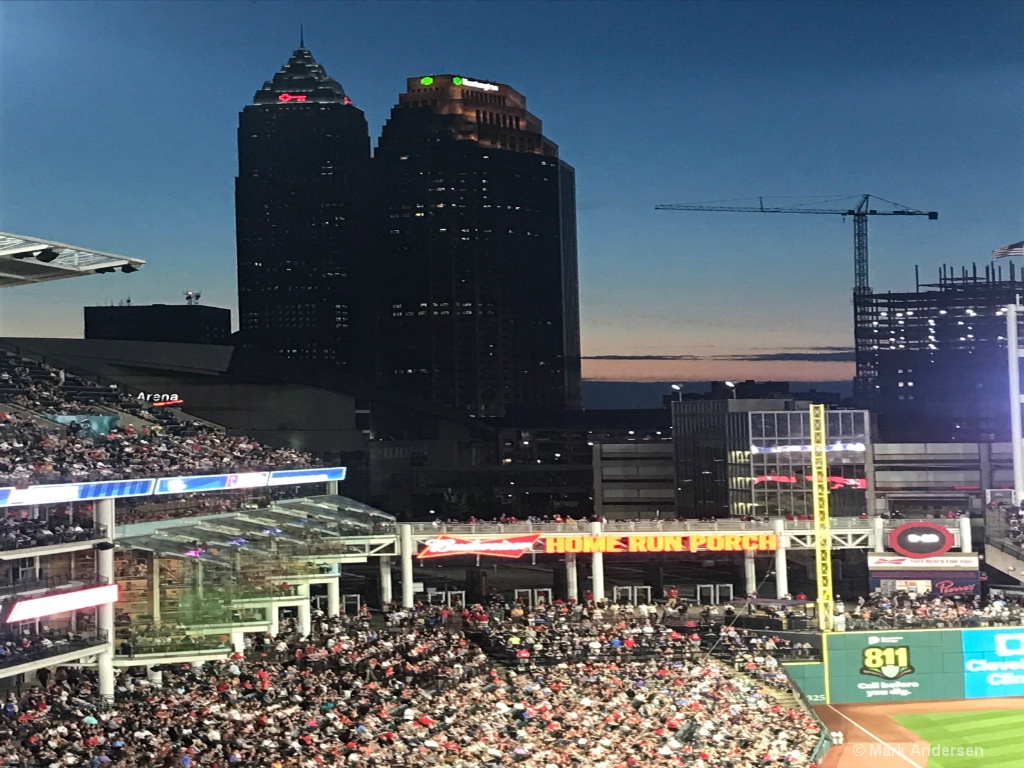 CLE from Progressive Field seats