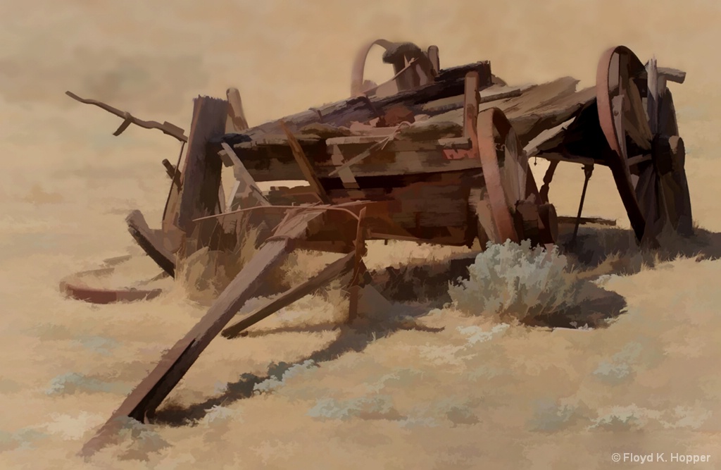 Old Wagon Remains