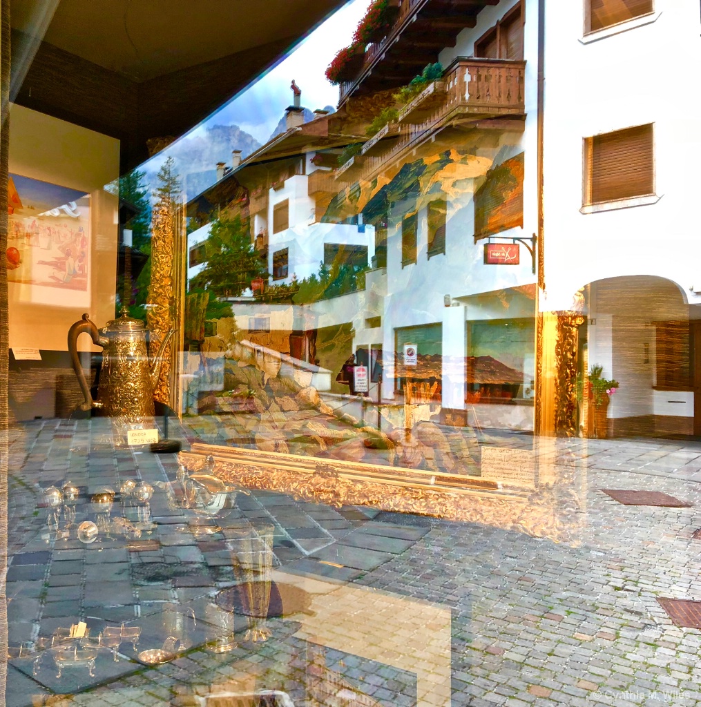 Window Reflections in Cortina - ID: 15629492 © Cynthia M. Wiles