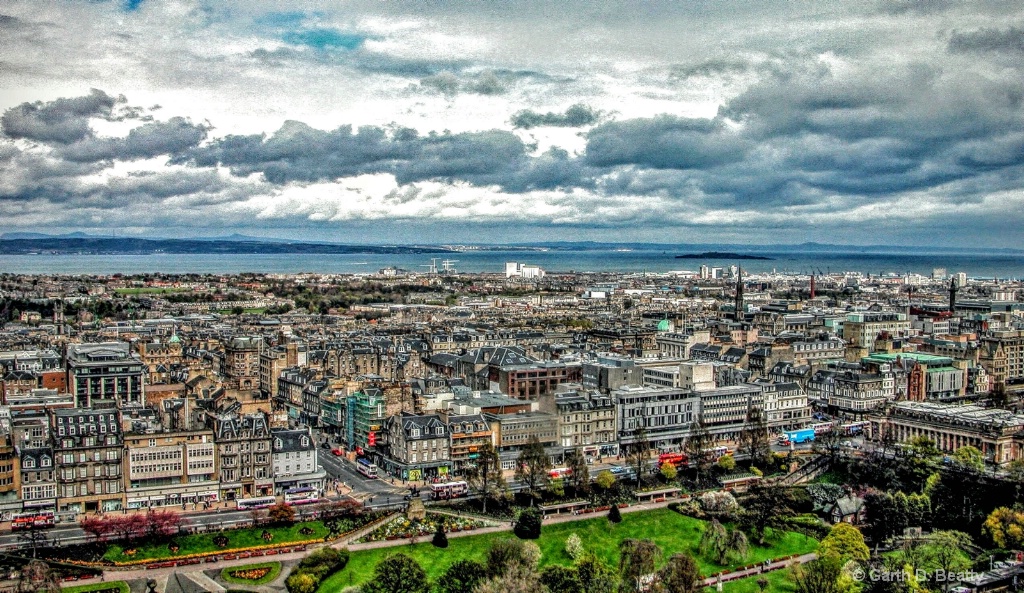 Edinburgh, Scotland from the Castle