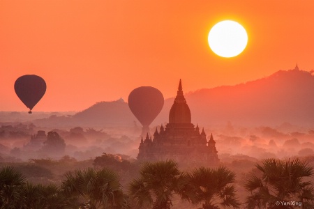Beauty Sunrise of Bagan