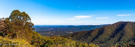 A Vista along the Blue Ridge Parkway, Virginia