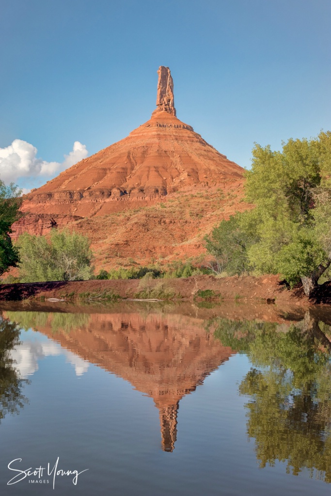 Castle Rock Reflection; Castle Valley, UT - ID: 15641024 © Richard S. Young