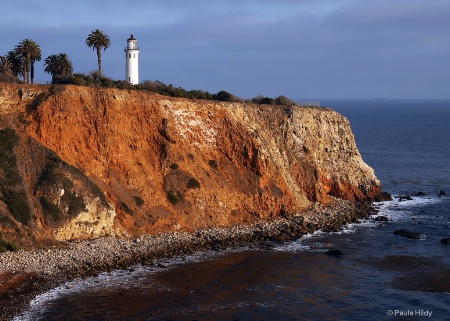 Lighthouse Overlooking the Pacific