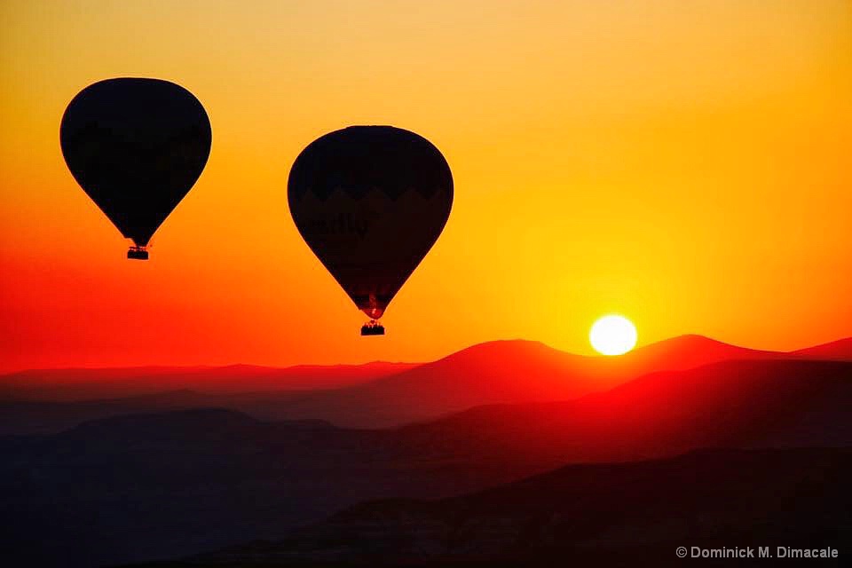 ~ ~ BALLOON IN THE SUNSET SKY ~ ~ 