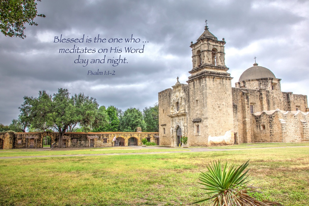 Mission San Jose / Psalm 1:1-2 - ID: 15647586 © Leland N. Saunders