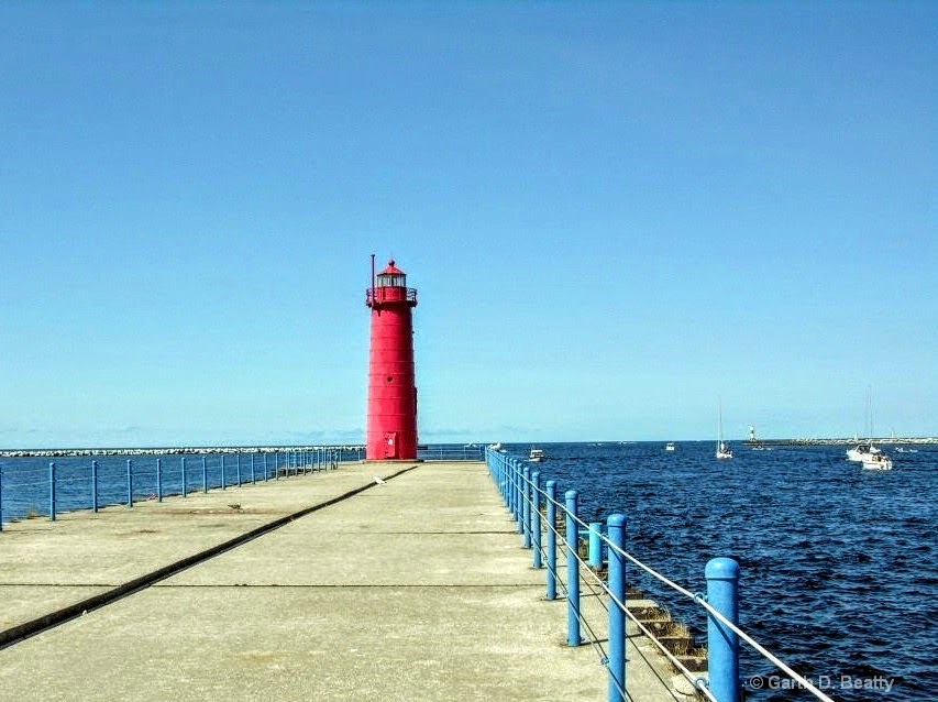 Muskegon, Michigan Pier Lighthouse