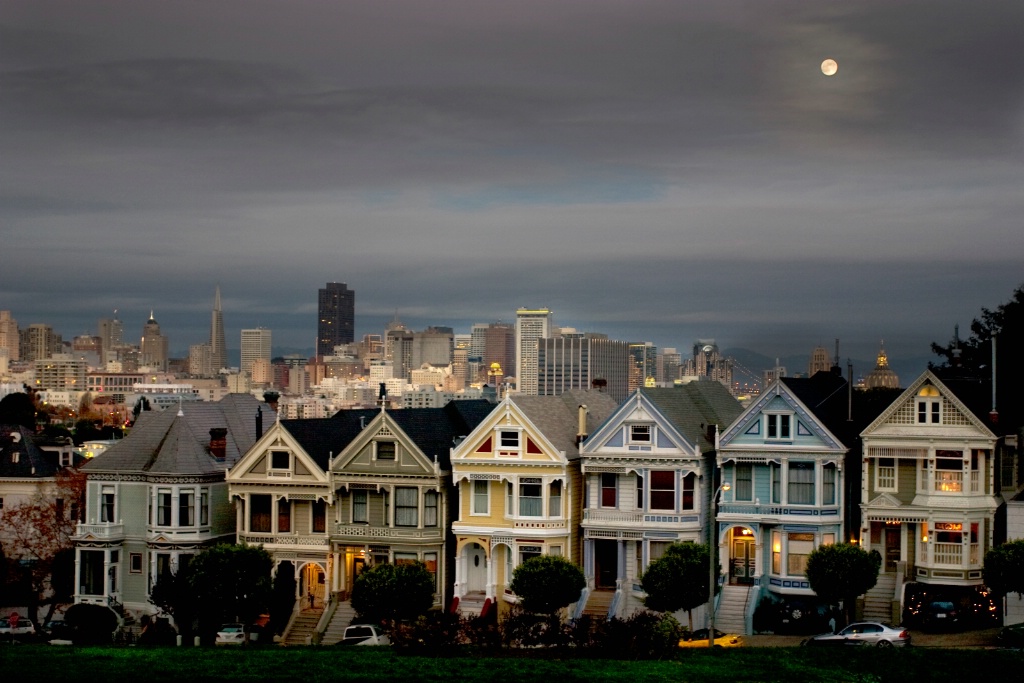 Victorian houses, San Francisco