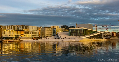 Opera House, Oslo at Sunset