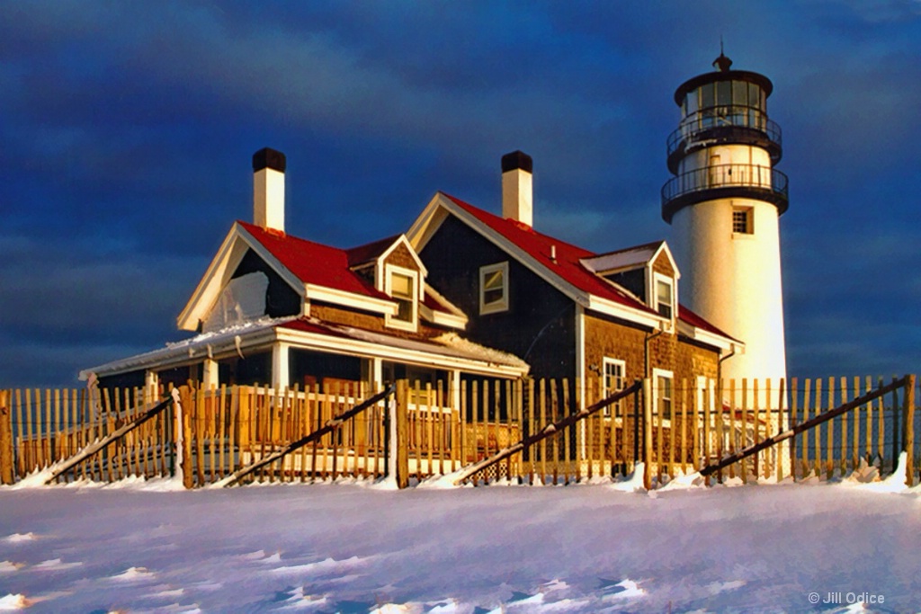Cape Cod Light at the  Golden Hour