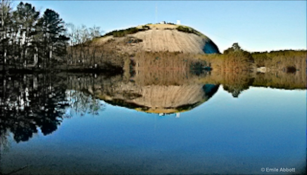 REFLECTIONS OF STONE MOUNTAIN - ID: 15656098 © Emile Abbott