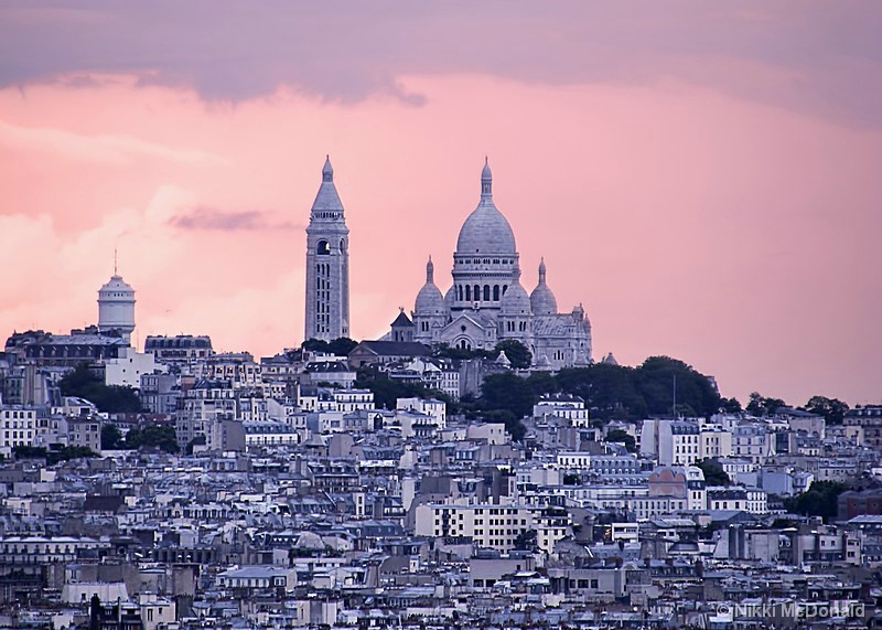 Montmartre at Sunset