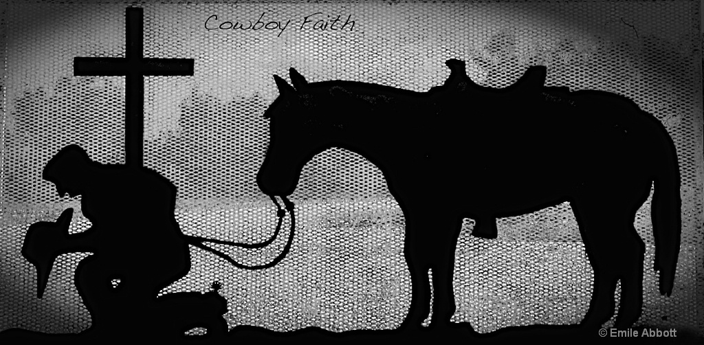  Cowboy Faith - ID: 15662363 © Emile Abbott