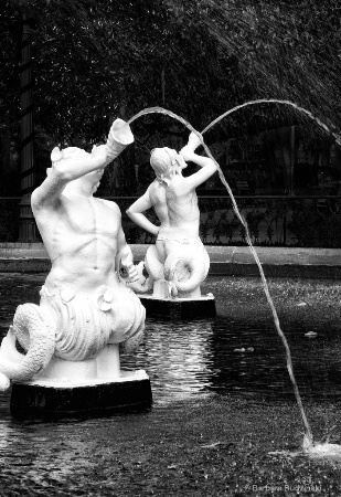 Tritons in Forsyth Park