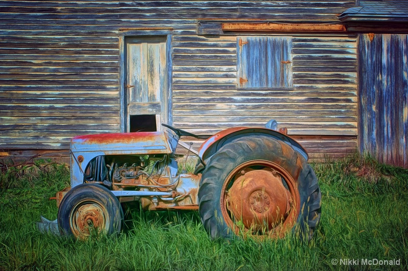 Tractor and Outbuilding