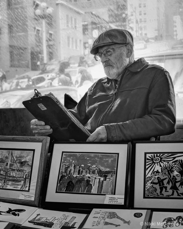Artist at Pike Place Market