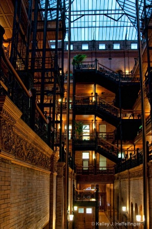 Central Atrium in Bradbury Building