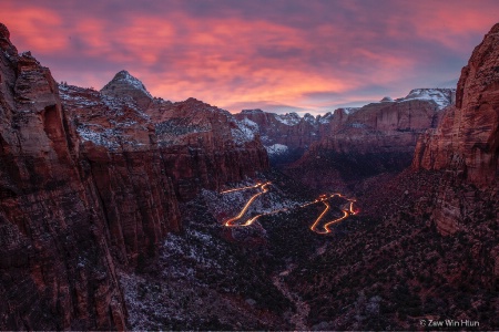 Zion Canyon Overlook