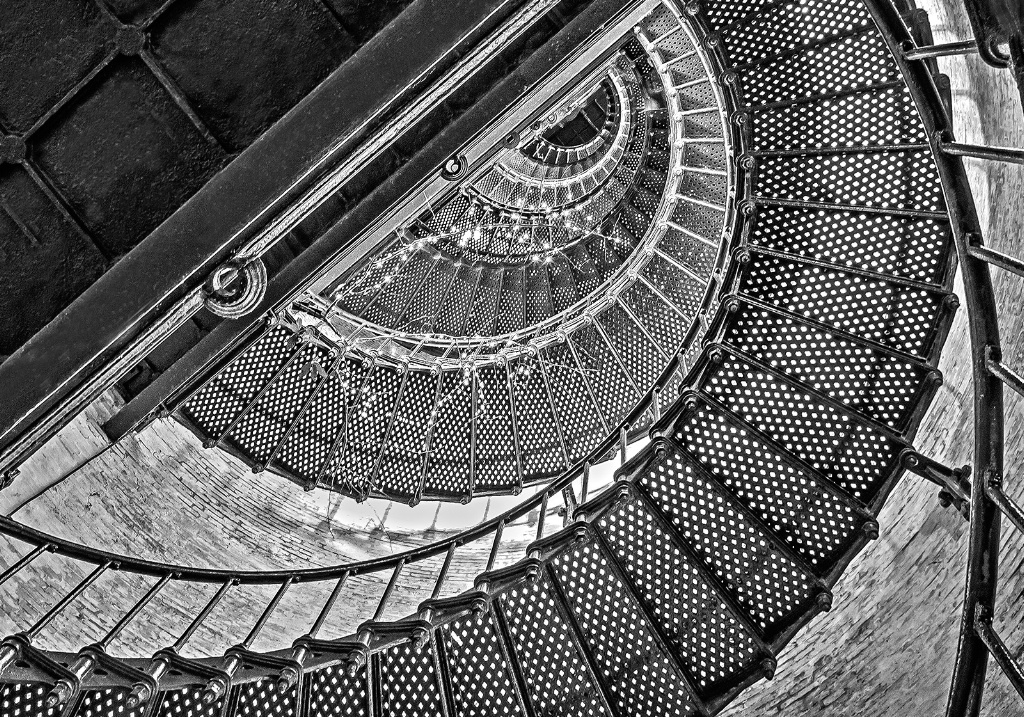 Currituck Lighthouse Staircase  