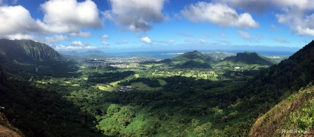 View from Nuuanu Pali lookout, Oahu