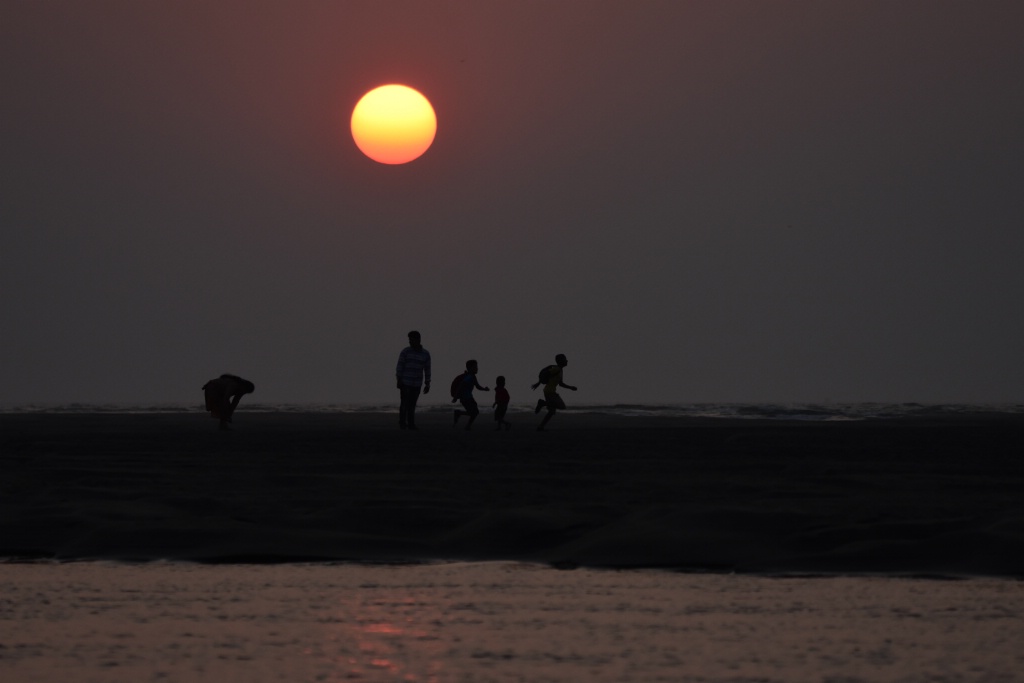 The Sunset at Goa